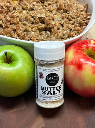 Easy Homemade Apple Crisp with BUTTER SALT