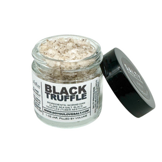 PREMIUM BLACK TRUFFLE FLAKE SEA SALT - NEW CONTAINER SIZE