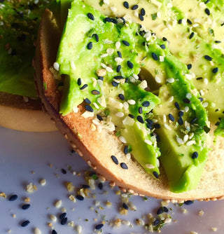 This is a picture of Avocado Toast which features our Everything Bagel Sea Salt Blend.
