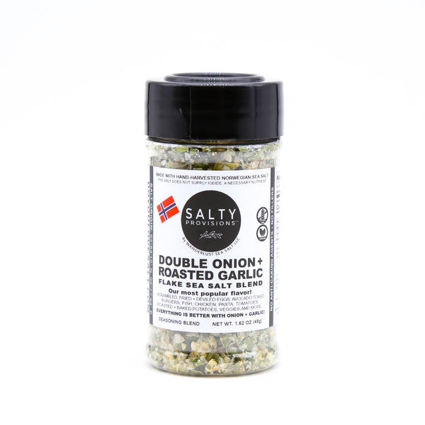 DOUBLE ONION + ROASTED GARLIC Sea Salt Blend